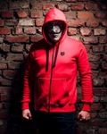 Full Face Hoodie La Casa De PGWEAR Rojo