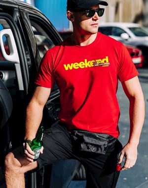 T-shirt "Weekend" Red