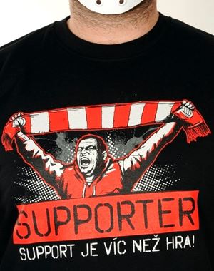 Triko Support je víc než hra (černé)