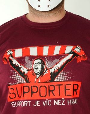 Triko support je víc než hra (bordo)