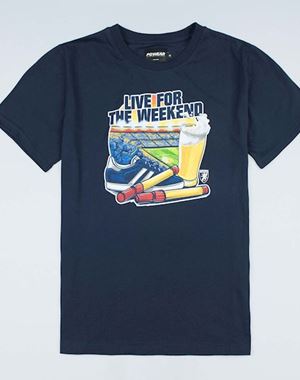T-shirt "Live For the Weekend" Navy