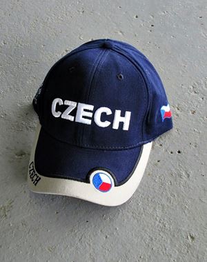 Kšiltovka Czech modrá