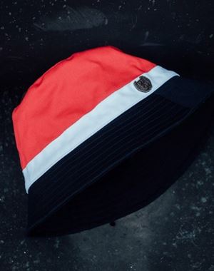 Bucket Hat Wanderer Navy/Red